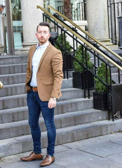 mens smart casual night out outfit